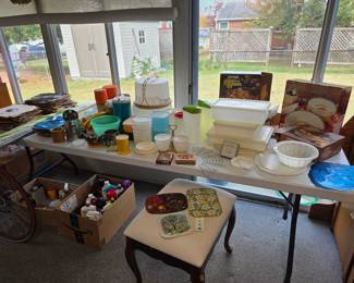 Vintage Tupperware and Pyrex 