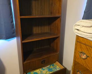Vintage Bookcase with Drawers