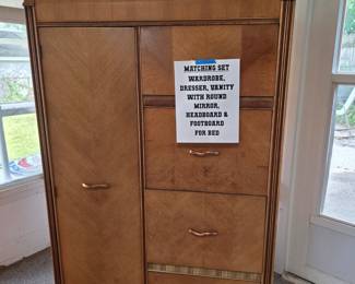 Waterfall Art Deco Wardrobe