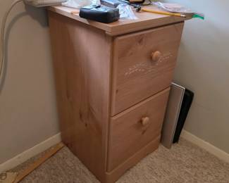 Wooden File Cabinet