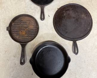Lots of Cast Iron..just needs cleaned and seasoned! 