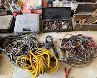 Assorted tools and hardware 