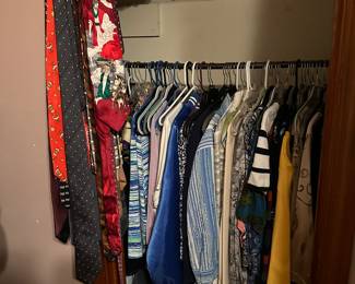 Women's and men's clothing....