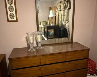 MCM dresser with mirror