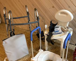 Raised Toilet Seat, Walkers and other Mobility Assistance Devices 