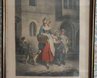 Francis Wheatley 1700's 'Cries of London' Prints - one of several in this series