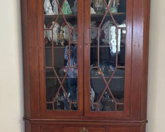 Lovely Corner Cabinet String Inlay