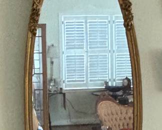 Elongated Victorian Mirror