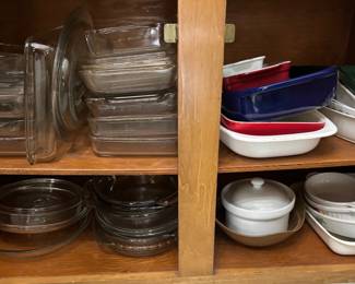 Lots of Baking Dishes
