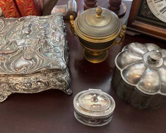 Some of the interesting metal boxes...these are just a few of the metal boxes