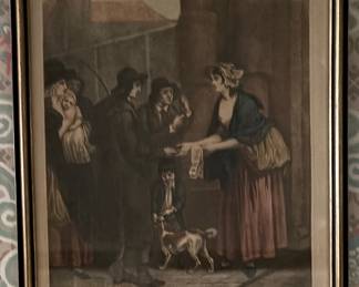 Francis Wheatley 1700's 'Cries of London' Prints - one of several in this series