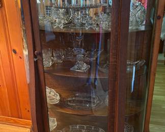 Great Ole Oak Display Cabinet