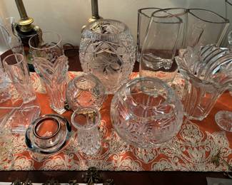 Crystal Vases and Curios