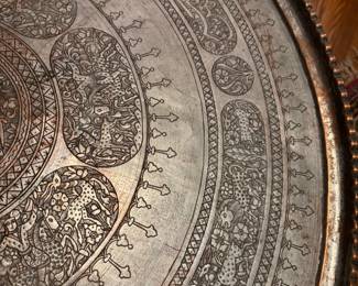 Detail of Brass Embossed Top