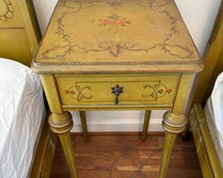 Handpainted Night Stand - Part of Suite