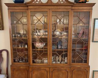 Chippendale Breakfront or Bookcase