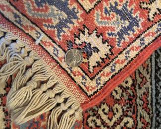 Heriz - approx. 3'x5' knot detail