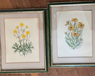 Pair of Watercolor Originals