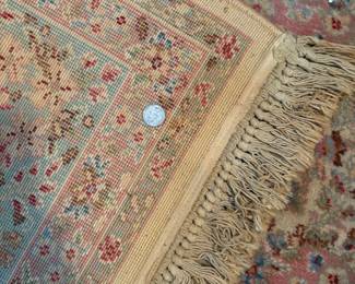 Large Vintage Karastan Rug Stitch Detail