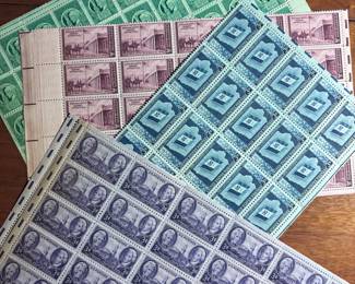 Tons of U.S. stamp sheets