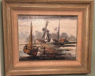 Oil Painting of Dutch Seascape
