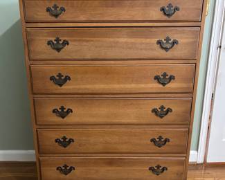 6-drawer maple chest