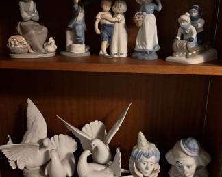 LLadro and other Porcelain