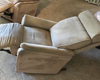 (2) Light Grey LaZBoy rocking recliners $250.00 each 
33”w 31”d 41”t
