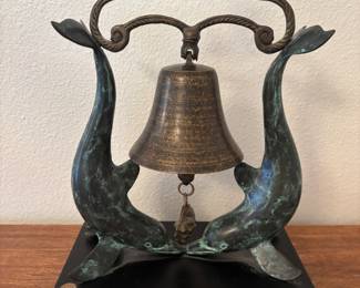 Dolphin ship bell by SPI
$150.00. 11”w 6”d 15”t
