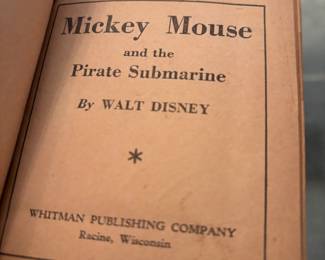 Mickey Mouse & the Pirate Submarine 1939 excellent condition $40.00