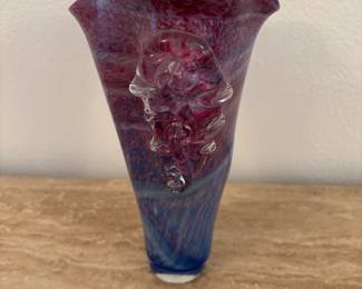 Hand Blown Art Glass signed Scott B Hoda 2001  $ 180.00