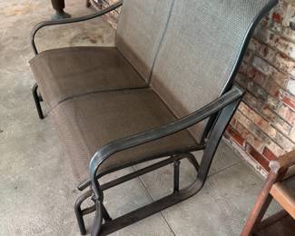 Two seat glider $125.00
42”w 21”d 38”t