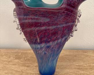 Hand Blown Art Glass signed Scott B Hoda 2001  $ 180.00