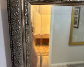 Silver tone mirror $ 75.00
27”w 39”t