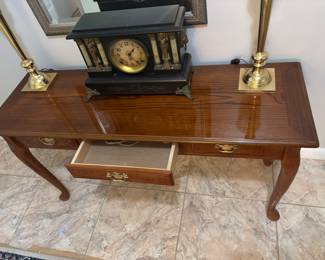 Queen Anne Console table $150.00 48”w 16”d 26”t