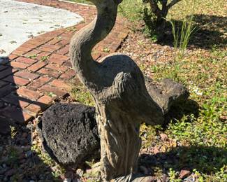 Concrete Herron $175.00. 13”base 36”t