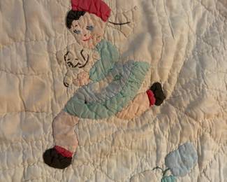 Sun bonnet Sue baby quilt ‘40’s $75.00
39”x 50”