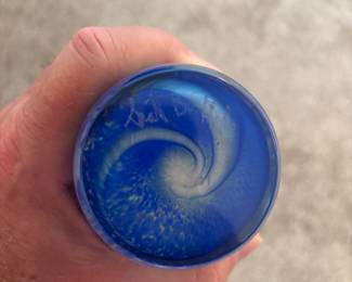 Hand Blown Art Glass signed Scott B Hoda 2001  $ 180.00