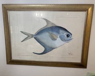 Fish picture 46”w 34”t 
$125.00