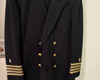 Navel officer 4 bars suit. $100.00
