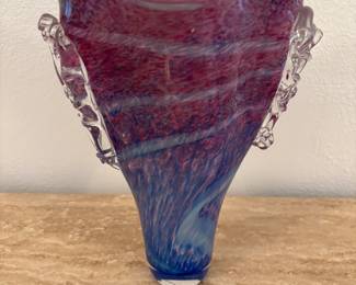 Hand Blown Art Glass signed Scott B Hoda 2001  $ 180.00