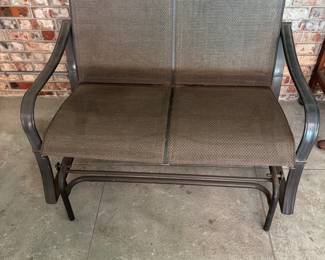 Two seat glider $125.00
42”w 21”d 38”t