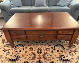 Wood coffee table by EC
$150.00. 49”L 28”d 18”t