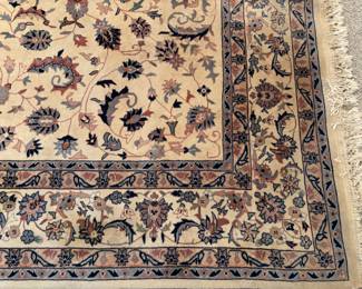 Persian silk woven area rug $1,200.00. 
137”L 98”w. 12’x8’