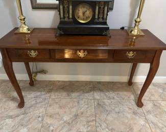 Queen Anne Console table $150.00 48”w 16”d 26”t