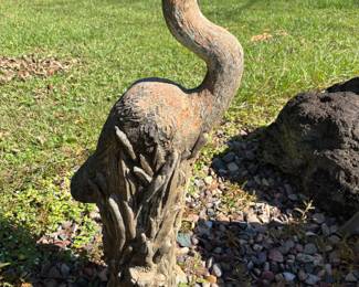 Concrete Herron $175.00. 13”base 36”t