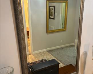 Silver tone mirror $ 75.00
27”w 39”t
