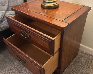 Pair of night stands $75.00 each. 23”w 16”d 23”t
