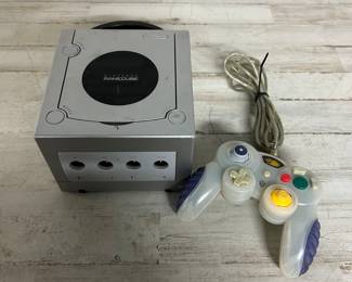 Nintendo GameCube Console Platinum Silver + Controller untested Retro Gaming System no power cord