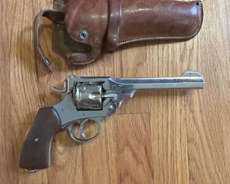 Webley Mk VI Revolver – .455 Webley WWI British Service Revolver Nickel Finish